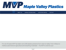 Tablet Screenshot of maplevalleyplastics.com